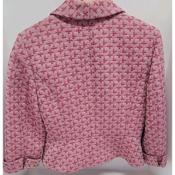 Liz Claiborne 90s Vtg Women's‎ Long Sleeve Pink Button Up Blazer Sz 8 - Picture 9 of 13
